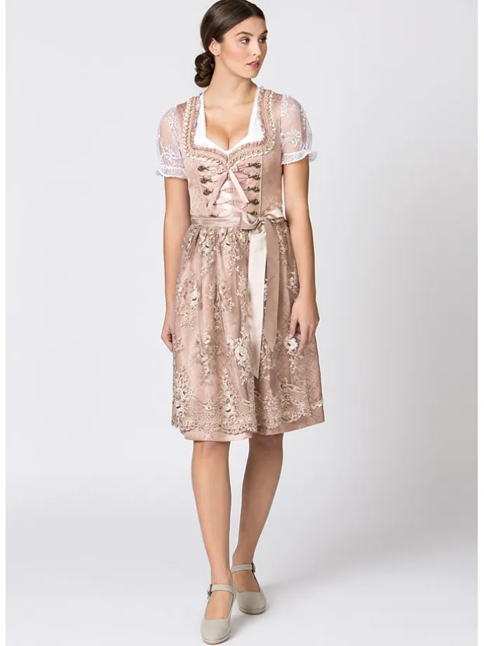 Dirndl "Lilou" in Rosa