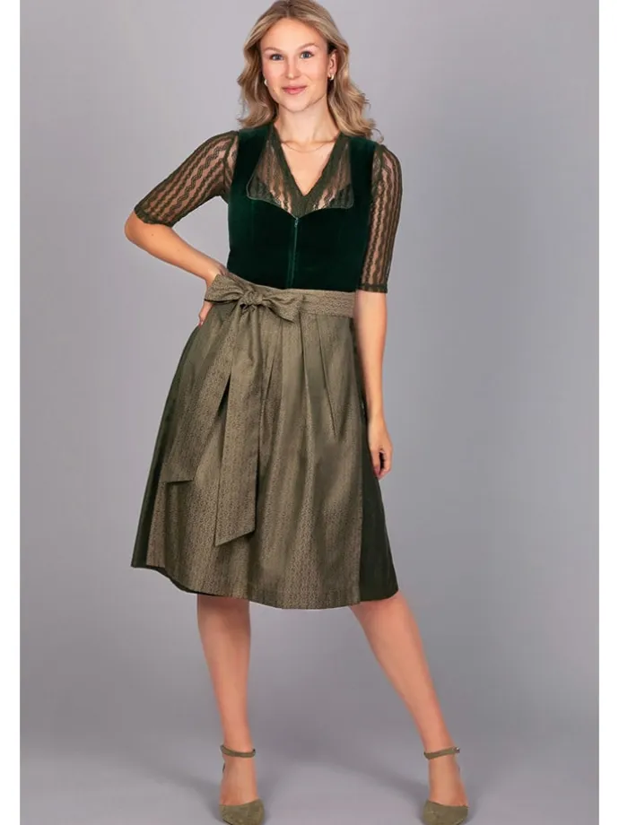 Dirndl "Livia" in Dunkelgrün