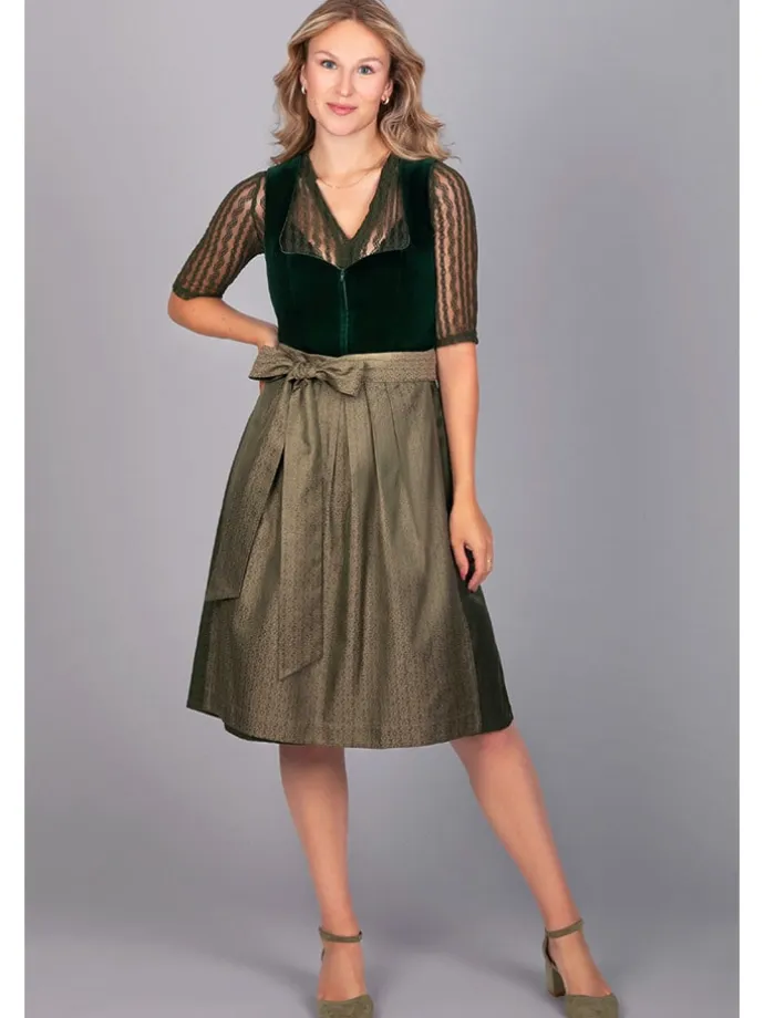 Dirndl "Livia" in Dunkelgrün