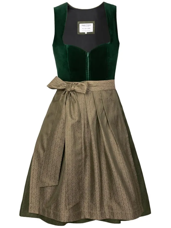 Dirndl "Livia" in Dunkelgrün