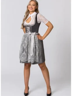 Dirndl "Loredana" in Anthrazit