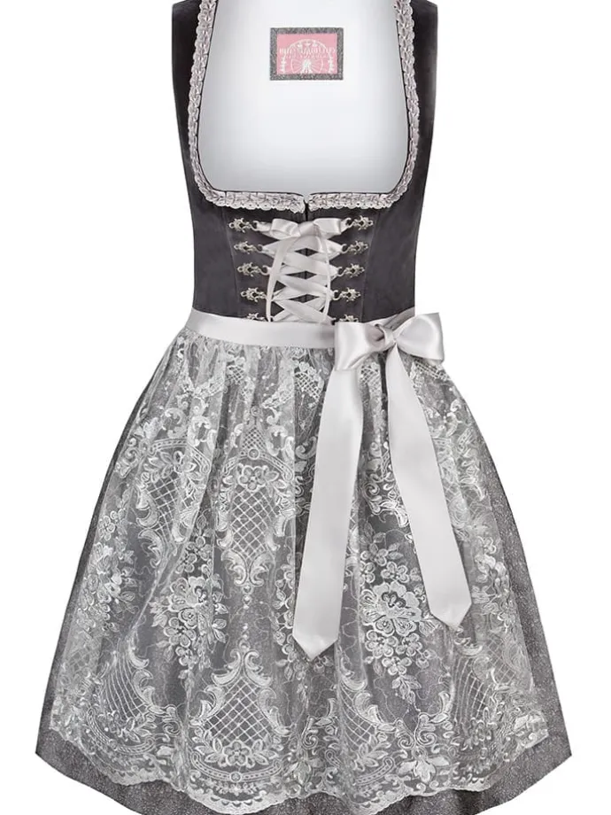 Dirndl "Loredana" in Anthrazit