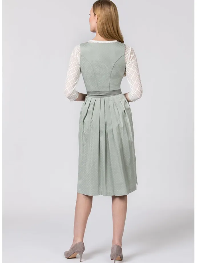 Dirndl ''Megan'' in Hellgrün/ Hellblau