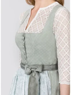 Dirndl ''Megan'' in Hellgrün/ Hellblau