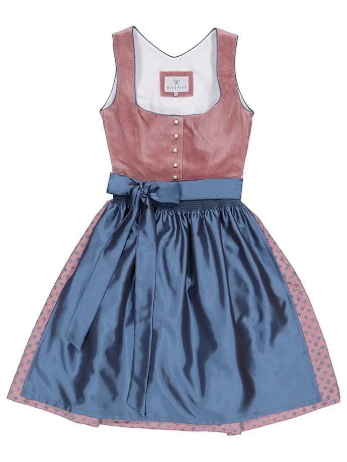 Dirndl ''Sissi'' in Rosa/ Blau