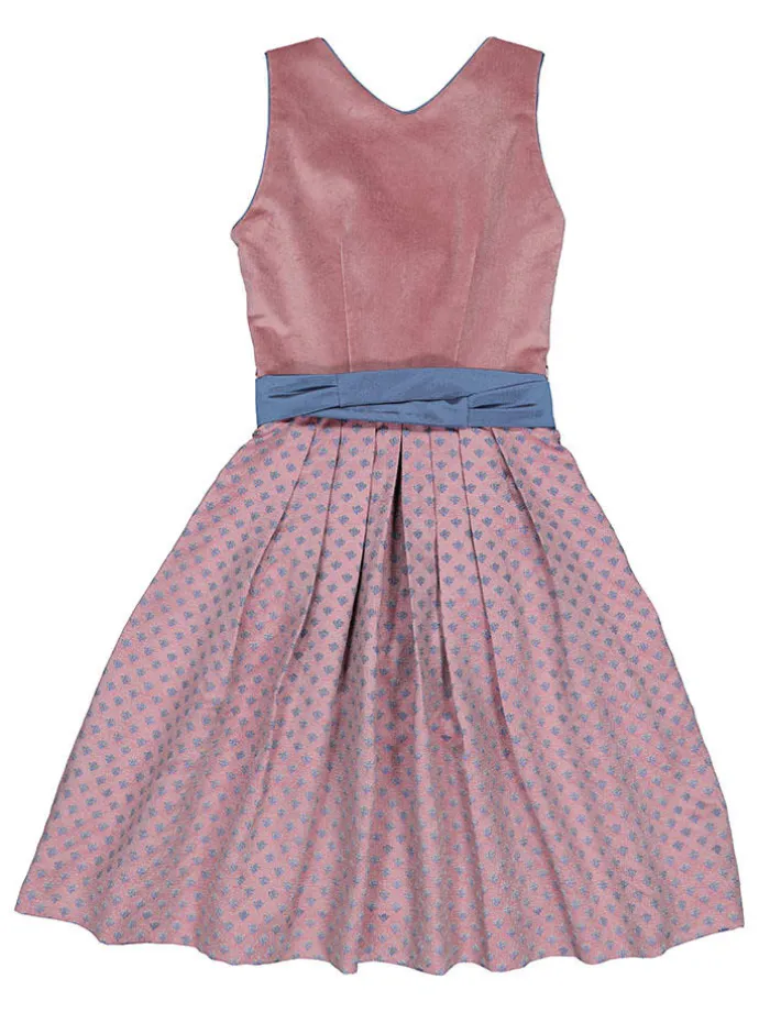 Dirndl ''Sissi'' in Rosa/ Blau