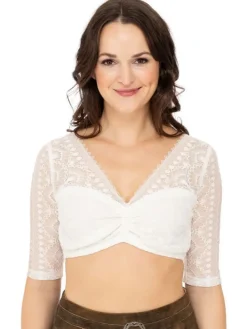 Dirndlbluse FORSTEN in offwhite