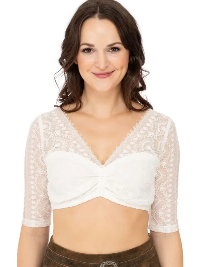 Dirndlbluse FORSTEN in offwhite