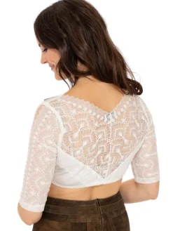 Dirndlbluse FORSTEN in offwhite