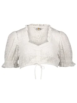 Dirndlbluse in Weiß