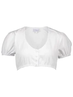 Dirndlbluse in Weiß