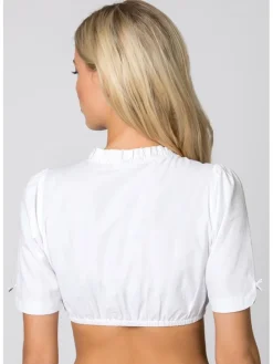 Dirndlbluse in Weiß