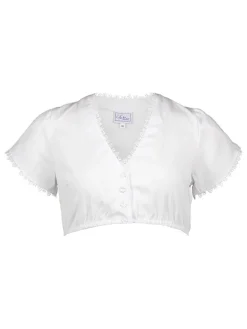Dirndlbluse in Weiß