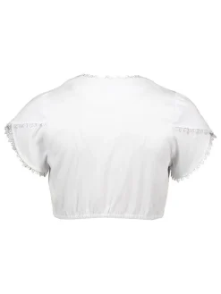 Dirndlbluse in Weiß