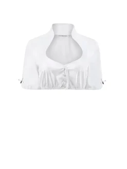 Dirndlbluse in Weiß