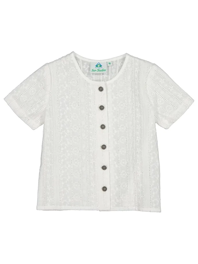 Dirndlbluse in Weiß