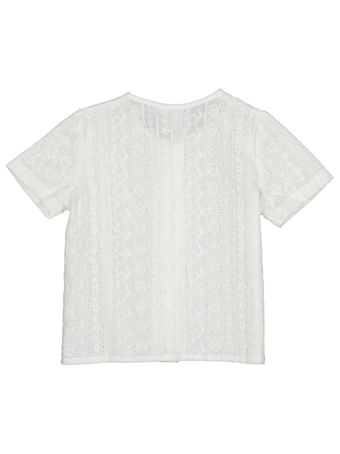 Dirndlbluse in Weiß