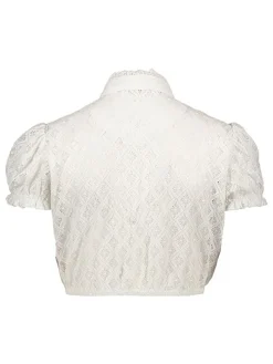 Dirndlbluse in Weiß