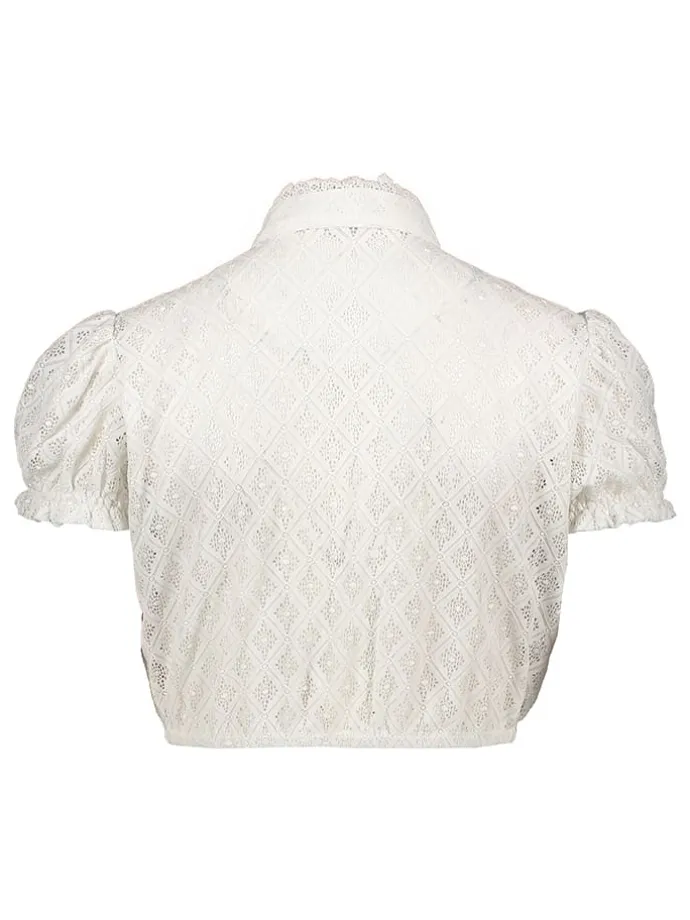 Dirndlbluse in Weiß