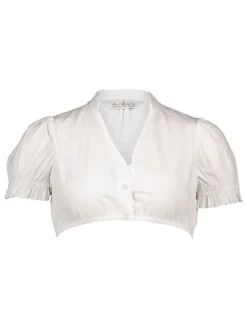 Dirndlbluse in Weiß