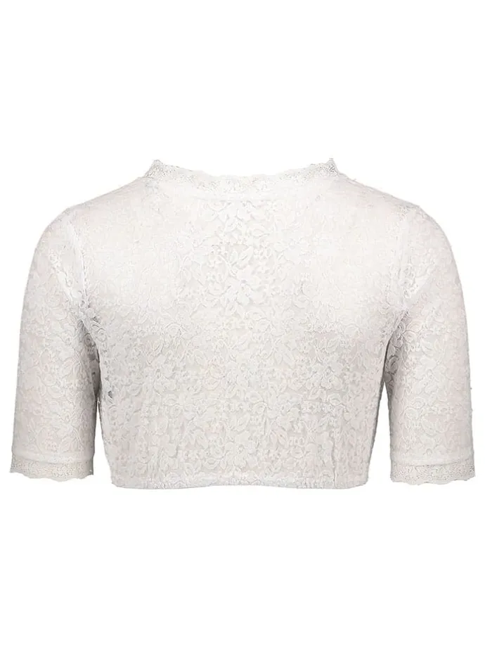 Dirndlbluse in Weiß