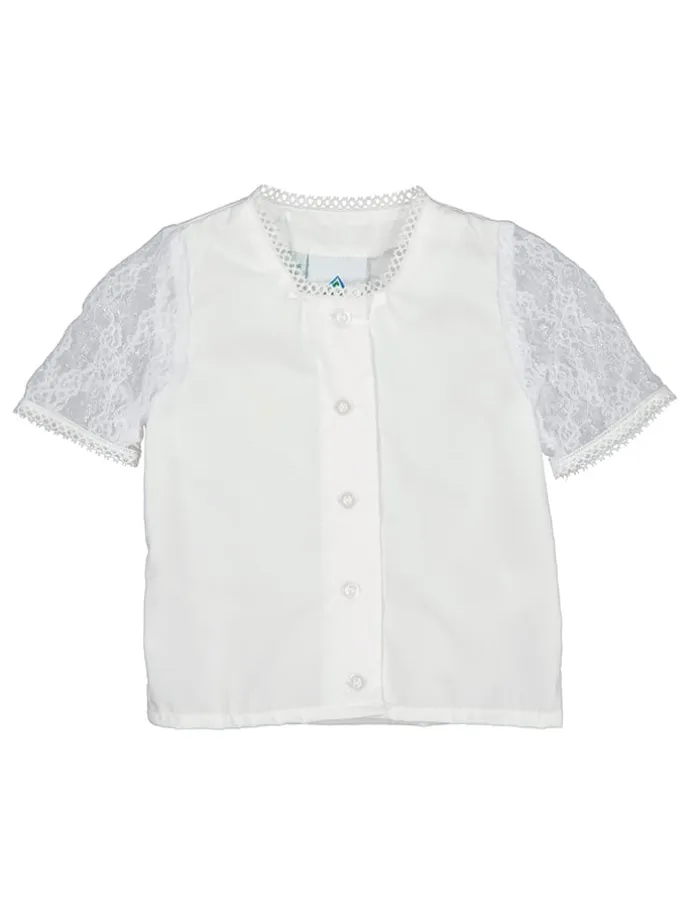 Dirndlbluse in Weiß