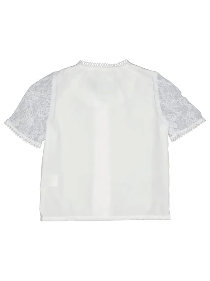 Dirndlbluse in Weiß