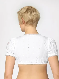 Dirndlbluse in Weiß