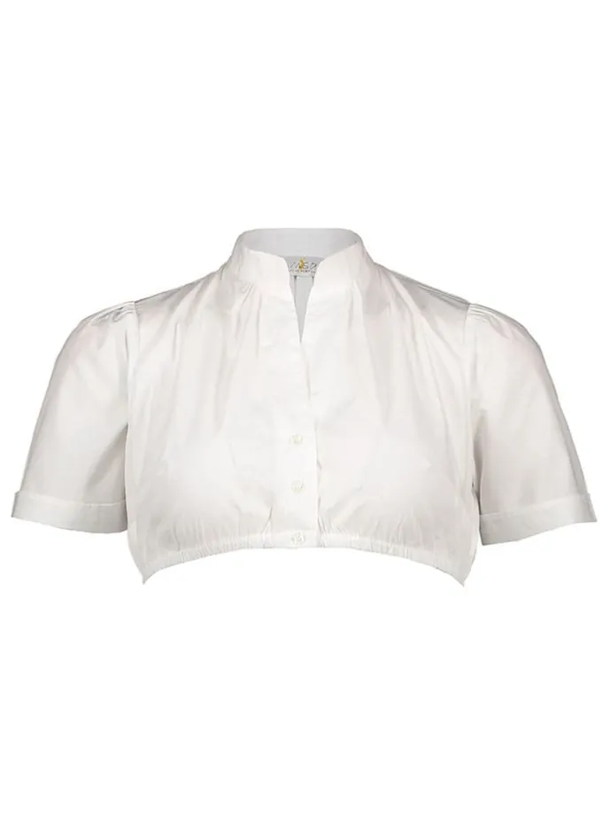 Dirndlbluse in Weiß