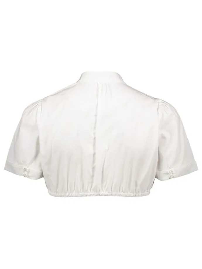 Dirndlbluse in Weiß