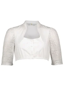 Dirndlbluse in Weiß