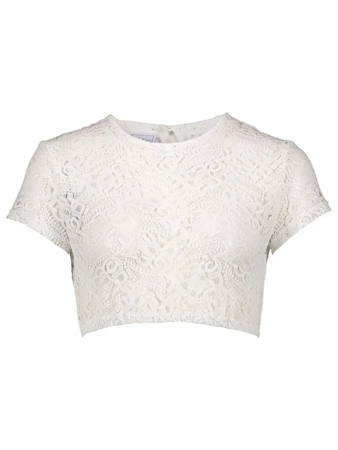 Dirndlbluse in Weiß