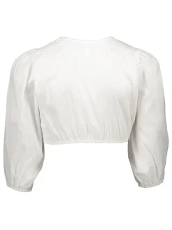 Dirndlbluse in Weiß