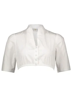 Dirndlbluse in Weiß