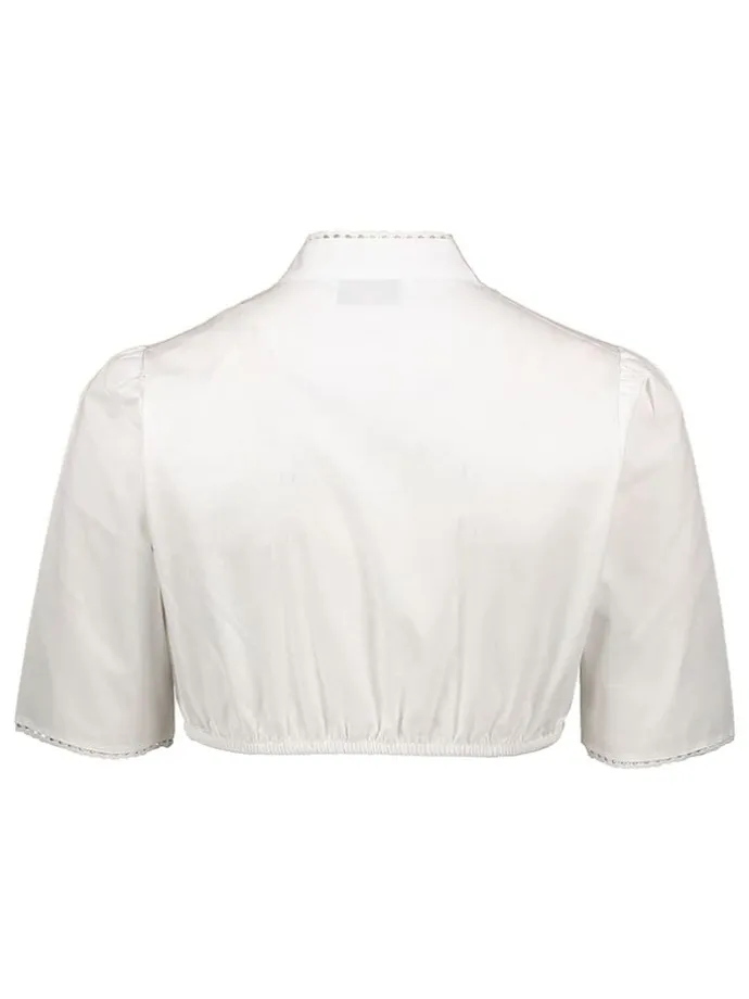 Dirndlbluse in Weiß