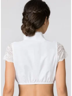 Dirndlbluse in Weiß
