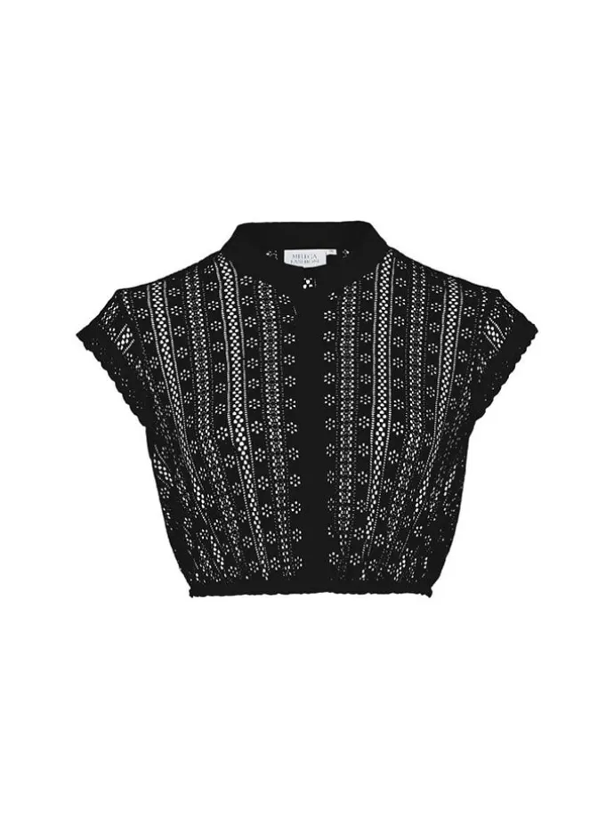 Dirndlbluse ''Kia'' in Schwarz