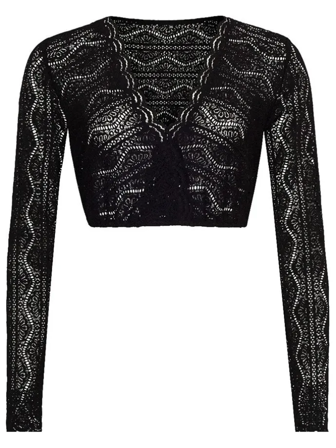 Dirndlbluse ''Lana'' in Schwarz