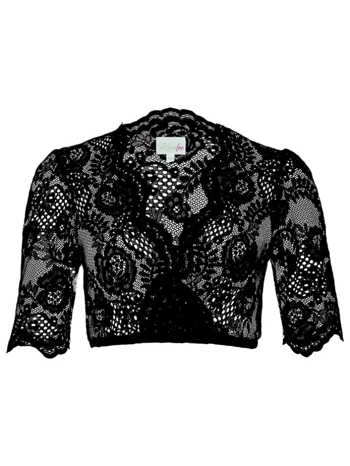 Dirndlbluse "Nalia" in Schwarz