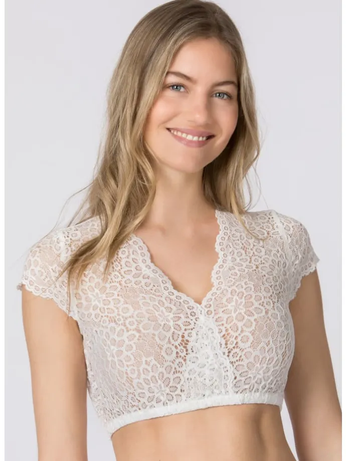 Dirndlbluse "Selina" in creme