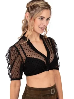 Dirndlbluse ZEITLARN in schwarz