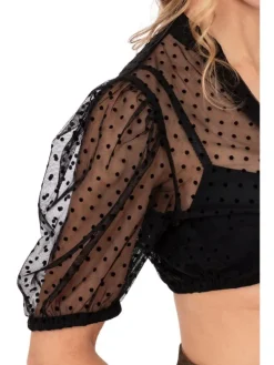 Dirndlbluse ZEITLARN in schwarz