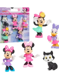 Disney Junior Minnie Mouse Minifiguren 5er-Pack, 4,3-6,9 cm 3+