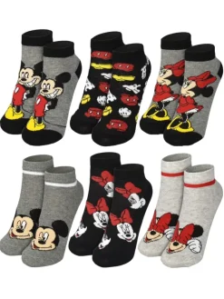 Disney Minnie Mouse Socken Adventskalender 12 Paar kurz und lang in Mehrfarbig