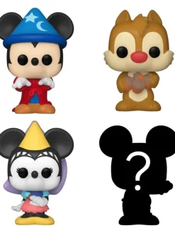 Disney Sorcerer Mickey Dale Princess Minnie + Überraschungs-Mini-Figur 2.2 cm