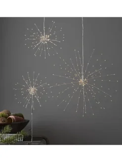 3D-LED-Hängestern "Firework" in Warmweiß