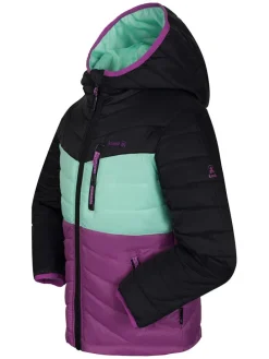 Dünne Ganzjahres-Steppjacke "Harley" in Schwarz/ Türkis/ Lila