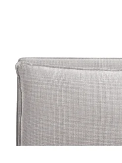 Doppelbett BAJONNA in Grau/Schwarz - (W) 180 x (H) 94 x (L) 235 cm