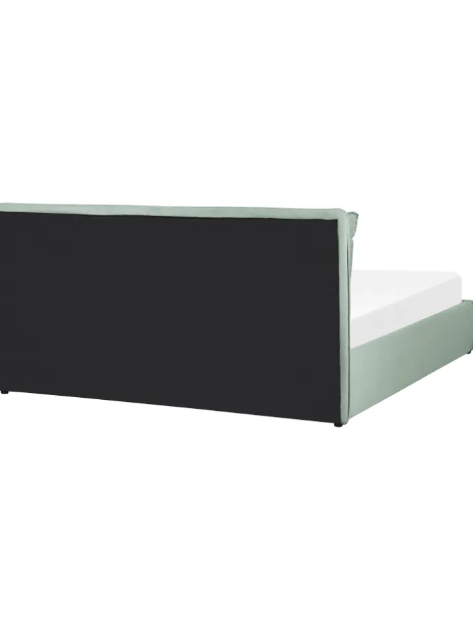 Doppelbett BAJONNA in Grün - (W) 204 x (H) 102 x (L) 235 cm