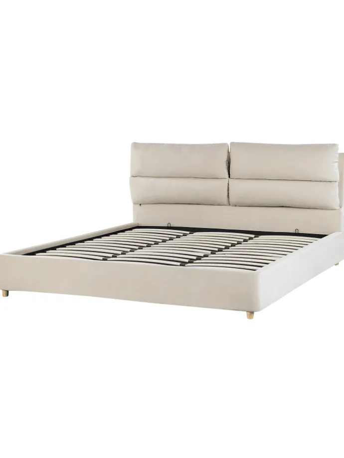 Doppelbett BATILLY in Beige - (W) 194 x (H) 105 x (L) 224 cm